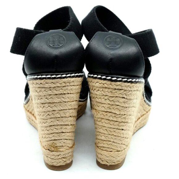 TORY BURCH~FRIEDA~Women's Platform Wedge Espadrille Sandals Shoes SIZE 7 - Picture 3 of 6